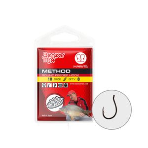 Carlige Benzar Mix Method Round Feeder Hook 8Buc/Plic