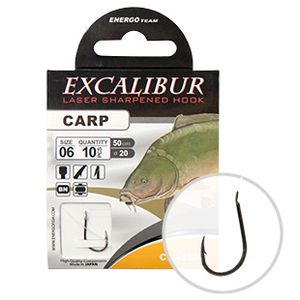 Carlige Legate EnergoTeam Excalibur Carp Classic BN 10Buc/Plic