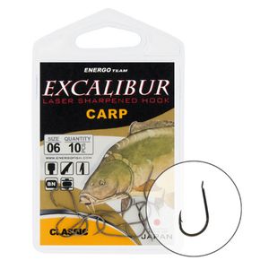 Carlige EnergoTeam Excalibur Carp Classic NS 10Buc/Plic