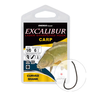 Carlige-Excalibur-Carp-Curved-Shank-BN