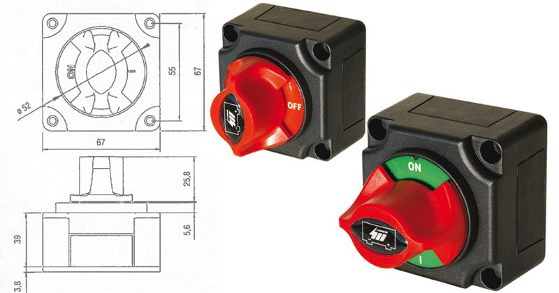 Deconector-baterie