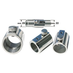 Racord trecere pentru teava de la 22 la 25 mm - inox