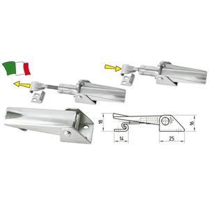 Incuietoare reglabila din inox 18mm