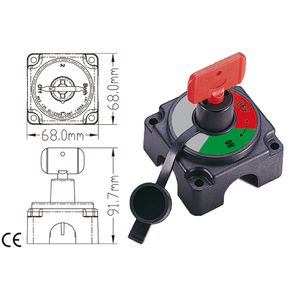 Deconector de baterie cu cheie ON/OFF