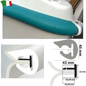 Profil de protectie din PVC 45mm