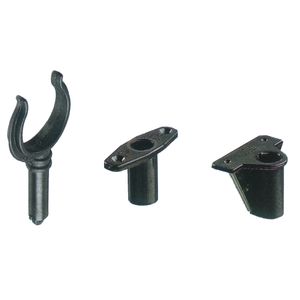 Furchet din plastic negru