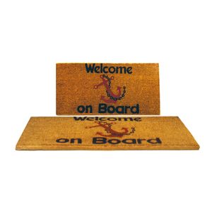 Covor Welcome on Board din fibre de nuca de cocos