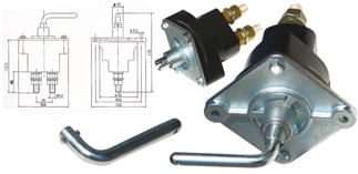 Deconector-baterie