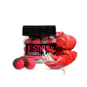 Momeală de cârlig D SNAX POP Crab Krill 8mm/10mm 20g/Borcan