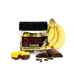 Momeală de cârlig D SNAX WAFT Choco-Banana 10x7mm 20g/Borcan