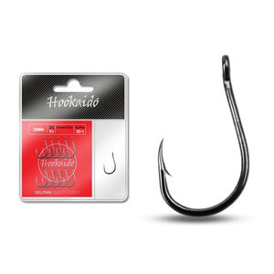 Carlige Delphin Hookaido CHINU Ring Black Nickel 10+1buc/plic