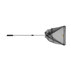 Minciog Telescopic Delphin Conector V din Metal si Plasa Cauciucata 40x40cm 2 Tronsoane 1.50m