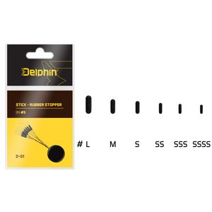 Stopper Silicon Delphin Stick Rubber 10buc/plic