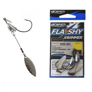 Jig Owner 5164 No.10/0-1/2 Flashy Swimmer Blade