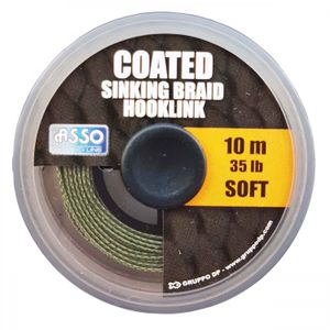 Fir ASSO Coated Soft Sinking Braid Hooklink 10m