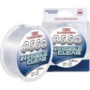 Fir ASSO Fluorocarbon Invisible Clear 0.28mm 50m