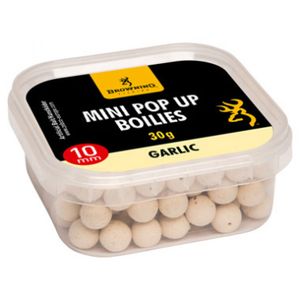 Pop-up Browning Mini Pop-up Boilie pre-drilled white/nature Garlic 10mm