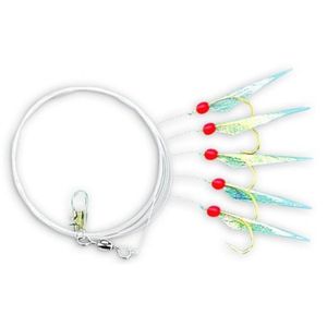 Streamer Zebco H Rig No.4 Silver-red
