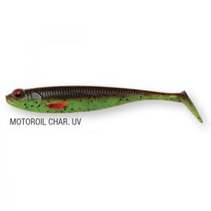 Shad DAM Effzett Shadster Slim 8.5cm 5.2gr Motoroil Chartreuse UV