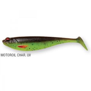 Shad DAM Effzett Shadster 7cm 3.4gr Motoroil Chartreuse UV