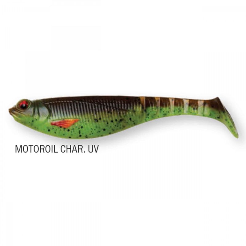 Shad-DAM-Effzett-Shadster-Power-Tail-8cm-5.6gr-Motoroil-Chartreuse-UV