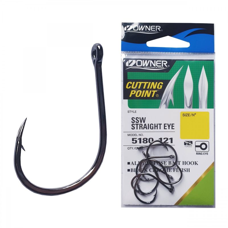 Owner SSW Straight Eye 5180 Hooks