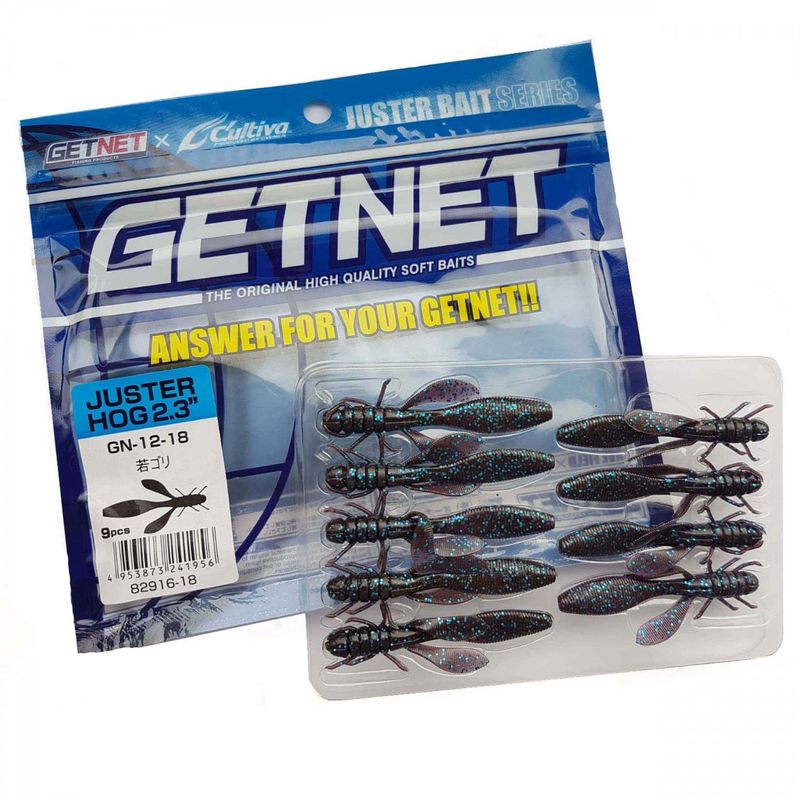 Owner GN-23 Worm Getnet Just Shad 4.2 Inch Soft Bait - Lotus #29 For Black Bass Fishing - View #10