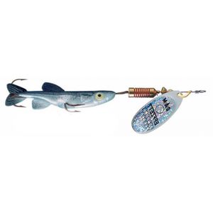 Rotativa 13gr DAM Effzett Minnow Silver Black