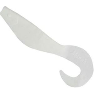 Naluca Soft Twister Mann's Action Shad Alb 6cm 5buc/plic