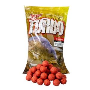 Boilies Benzar Mix Turbo Boilie Capsuni 20mm-25mm 800g