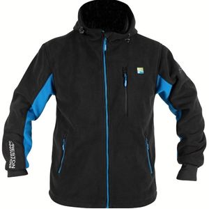 Jacheta Preston Windproof Fleece Jacket, Blue/Black