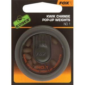 Plumbi Fox Kwik Change Pop-Up Weights, No.1, 10buc/blister