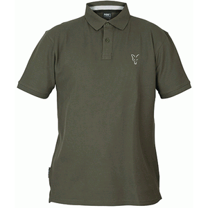 Tricou Polo FOX Collection Green & Silver Polo Shirt