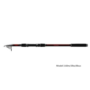 Lanseta Telescopica Delphin TAIGA 3.60m 3lbs 8buc