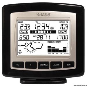 Statie meteo compacta controlata radio