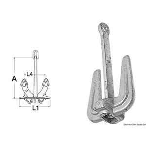 Ancora Osculati tip Hall 2.5-10Kg