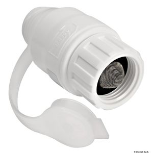 Conector pentru furtun de andocare si reductor de presiune
