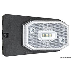 Suport LED cu lumina alba frontala