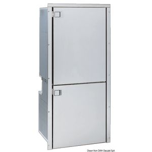 Frigider Isotherm inox compartimentat dublu 12/24V