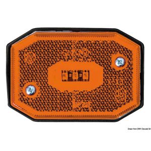 LED cu lumina portocalie frontala