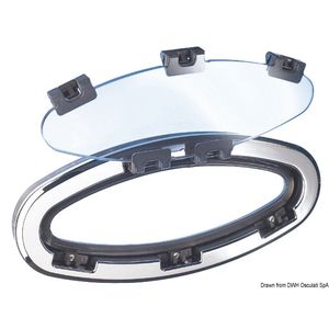 Hublou oval din inox Lewmar