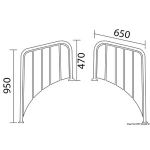 Platforma rotunda pupa 530-650 mm