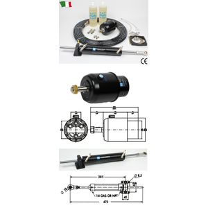 Guvernare hidraulica Mavimare GE30 pentru barci 5-7M