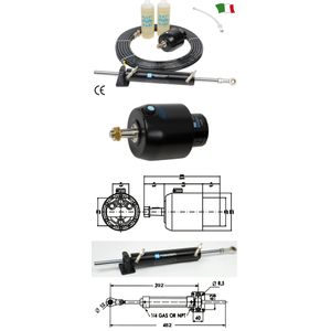 Guvernare hidraulica Mavimare GE50 pentru barci 6-10M