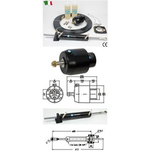 Guvernare hidraulica Mavimare GE75 pentru barci 7-12M