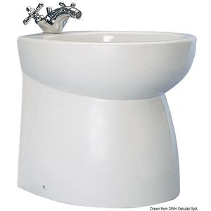 Bideu ceramic Silent cu carena inalta