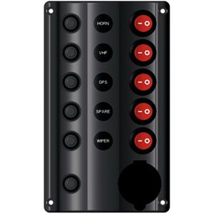 Panou electric Wave 5 + priza bricheta