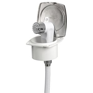 Furtun PVC New Edge din inox pentru dus de punte Boris