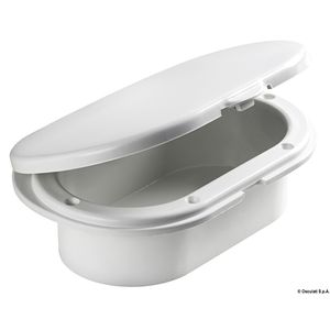 Cabina de dus ovala cu iesire prin spate 185x131 mm