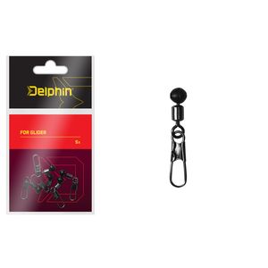 Conector Culisant cu Agrafa Delphin FDR Glider 5buc/plic